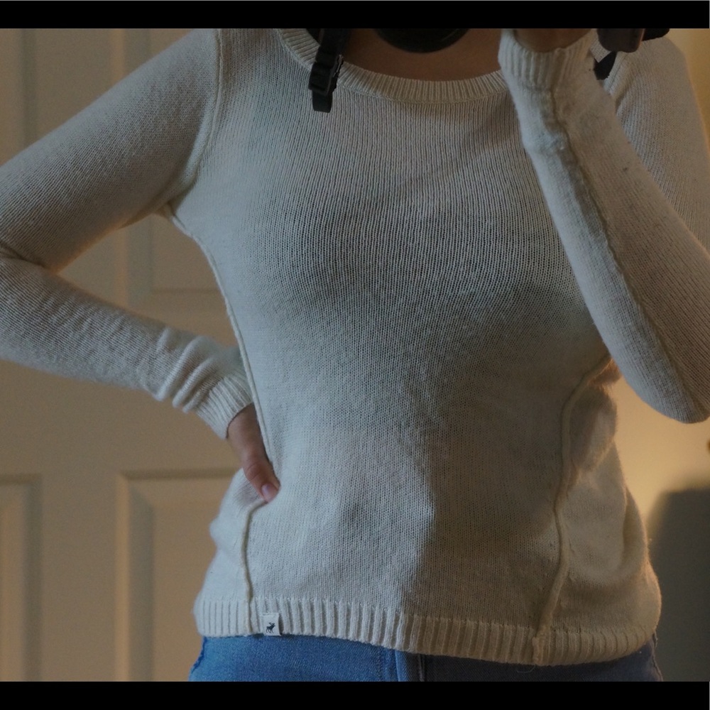 White sweater